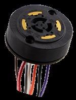 ESL-RPC3 3 PIN TWIST-LOCK RECEPTACLE Working Voltage: 480 VAC Max Load Capacity: 15