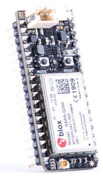 Particle Electron(Arduino Uyumlu Board) Özellikler STM32F205 ARM Cortex M3 microcontroller 1MB Flash 128K RAM 30 mixed-input GPIOs with advanced peripherals 36 pins total: 28 GPIOs (D0-D13, A0-A13),