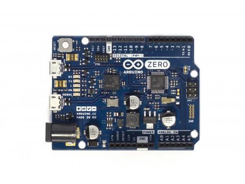 Arduino Zero Microcontroller ATSAMD21G18, 32-Bit ARM Cortex M0+ (32 bit) Real-time Debugging Operating Voltage 3.