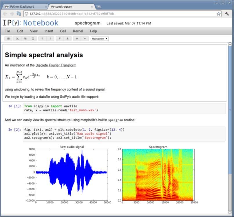 Jupyter Notebooks: browser-based development with rich, multi-media support Designed for Interactive, exploratory computing Reproducible results Ideal for Teaching and learning Projects and research
