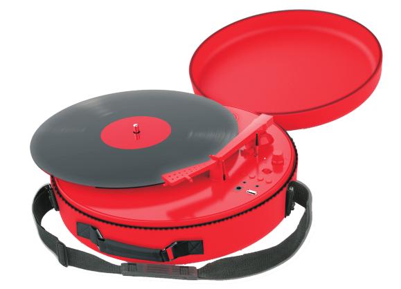 RETRO TURNTABLE WITH BLUETOOTH