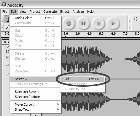 (See Figure 2) Figure 2: Recording Sample Adjusting Your Audio Level (Optional) 1.