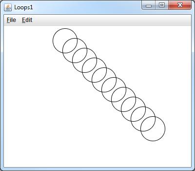 Practice: Drawing with Loops The x,y,width,height expressions can use the loop