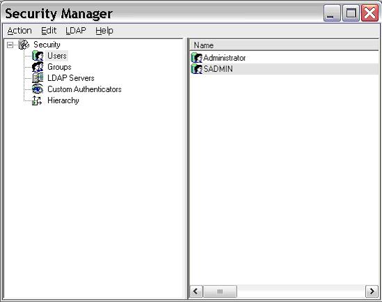Configuring the Oracle BI Repository Connections 2. In the Security Manager dialog, click Users, and then: a.