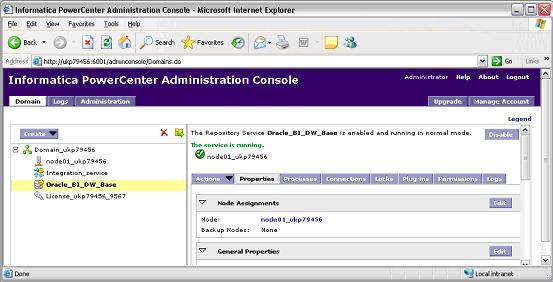 How to Log Into Informatica PowerCenter Administration Console Note: When you execute./stopserver.sh, the server will issue a warning about the shutdown request.
