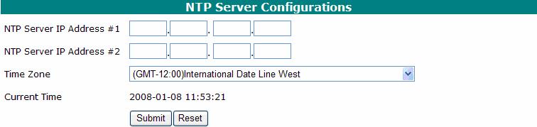 Settings>SNMP You can set three SNMP Trap IP address and trap type, this setting will be saved in the flash.