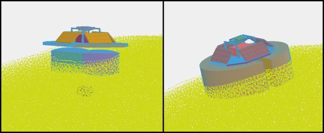 The rotations of the buoys are shown in figure 3. It clearly proves that the 3E prototype buoy gives more time for the stabilization mechanism to control the LIDAR module.