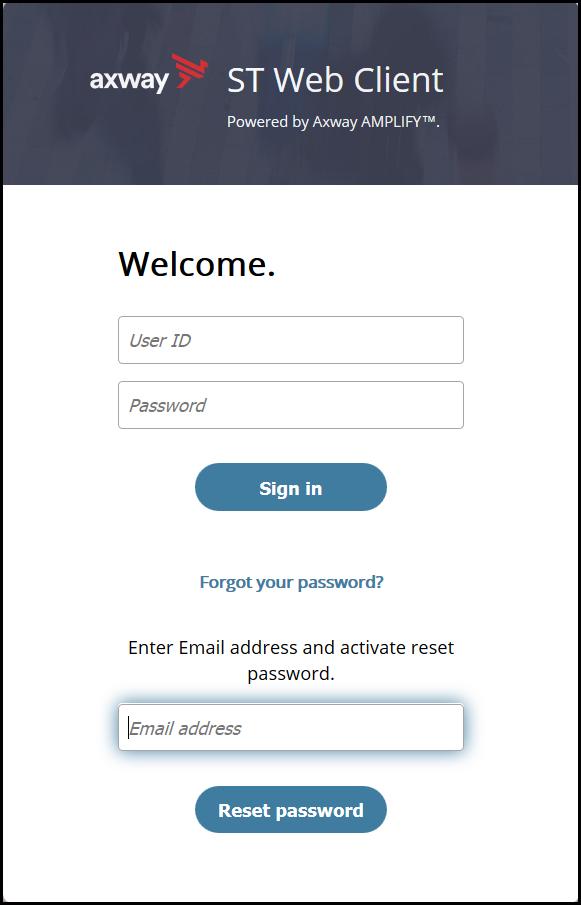 1 Manage ST Web Client 1. On the ST Web Client Login page, click Forgot your password? 2. Enter the email address configured for your SecureTransport account. 3. Click Reset password.