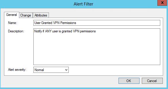 NOTE: The picture below corresponds to the User Granted VPN Permissions alert.
