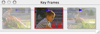 Editing key frames Click on one of the key frames in the key frame panel. 4. Click on the + button to add key frames or the X button to remove key frames. 5.