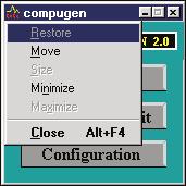 Note: For more detailed information on using the CompuGen Application, refer to the CompuGen Application (CGWIN) Manual which is available on the Gage CompuGen ISA CD in Documentation Manuals.