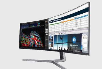 32:9 Super Ultra-Wide Business Monitor 2015 CES