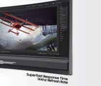 NO DUAL-MONITOR INCONVENIENCES Equivalent to two 27 monitors side by side, the CHG90 s super ultra-wide panel eliminates
