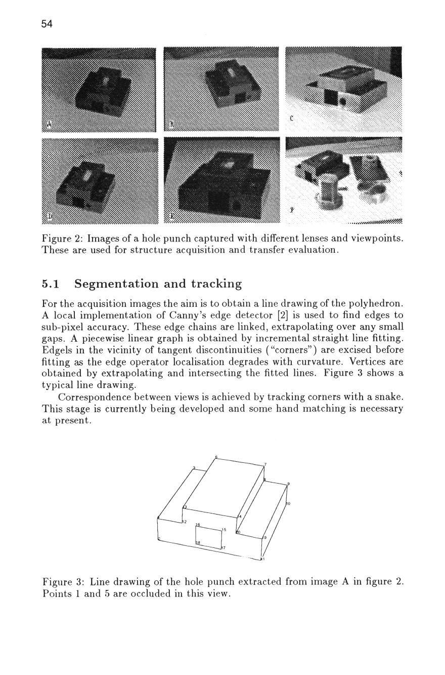 54 Figure 2: Images of a hole punch captured with different lenses and viewpoints. These are used for structure acquisition and transfer evaluation. 5.