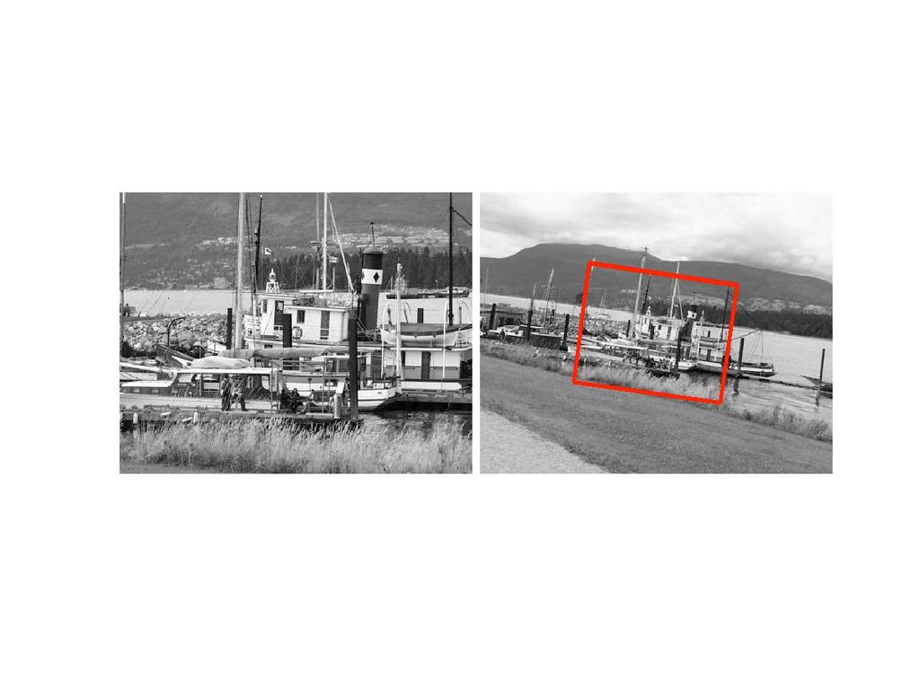 Example I: Wide baseline matching Establish correspondence between two (or more) images.