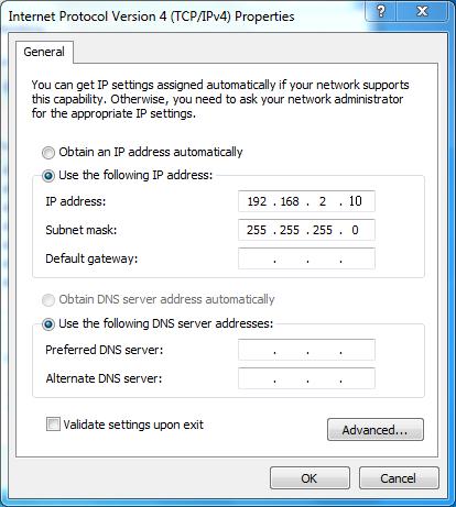 6. Select Obtain an IP address automatically and