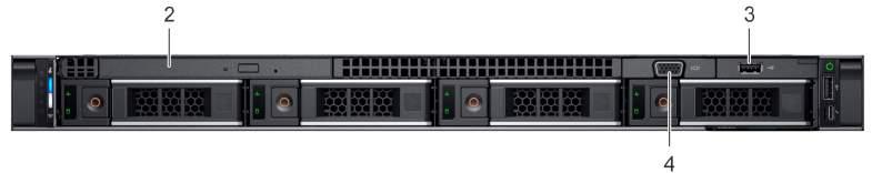 Dell EMC PowerEdge R440 overview 1 The PowerEdge R440 is a 1U, dual socket rack system with 4 x 3.5 inch drives, 8 x 2.5 inch drives or 10 x 2.