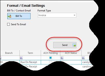 The system will prompt you to confirm that you are ready to email the