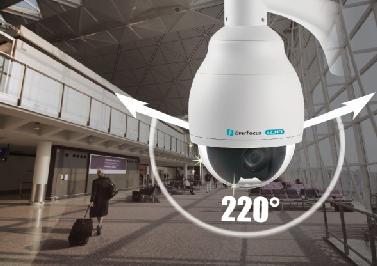 Securing and monitoring bigger area with powerful 20x optical zoom and 12x digital zoom lens, EverFocus EPTZ9200 / EPTZ9200i speed dome camera allows you to enforce zoom in and out with auto