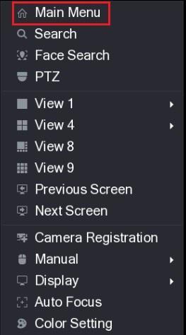 4 Configuration Power up the camera and connect it to XVR device with coaxial cable, then the live view screen is displayed. The following instructions will guide you to configure your camera.