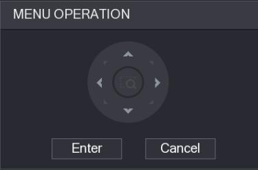 Figure 4-6 Step 4 Click. The MENU OPERATION panel is displayed. See Figure 4-7. The OSD menu of the corresponding camera is displayed on the live view screen.