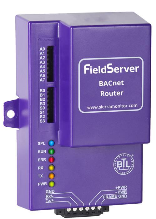 FieldServer BACnet Router FS-ROUTER-BACX Start-up