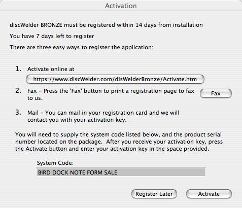 Key, click on the Activate button and enter the Key number in the provided space (you may also copy-and-paste it).