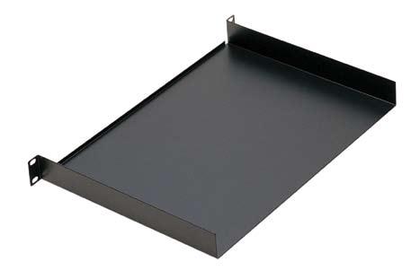 00536: 1U Shelf shelf manufactured from steel plate (1.