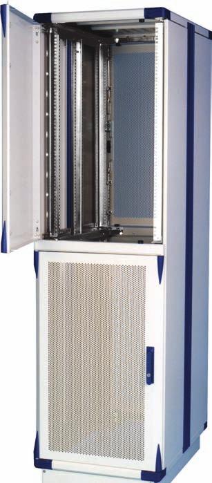 Multi Hosting Options Standard Configurations:- 42U and 47U overall height 875mm deep Fully ventilated doors 2 or 3 compartments Secure cabling options Independently adjustable 19-inch mounting