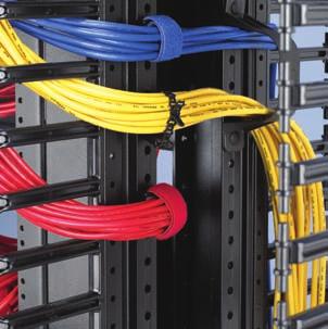 direct routing to any point on the rack or an adjacent cable manager (image 1). This means less cable density, looser bundling and faster moves, adds and changes.