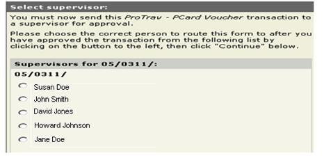 If none of the headings listed apply to you and your voucher, just click Continue.