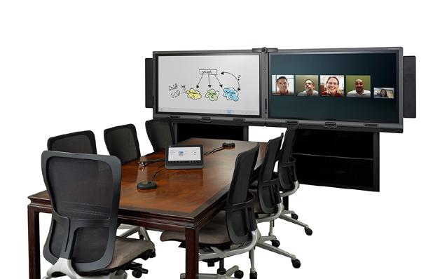 A MORE EFFECTIVE WAY TO COLLABORATE USING MICROSOFT SKYPE FOR BUSINESS The SMART Room System for Microsoft Skype for Business transforms meetings and helps engage every meeting participant by