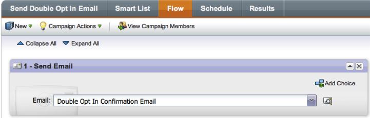 Confirmations This campaign will listen for the Clicks Link in Email activity so Marketo knows