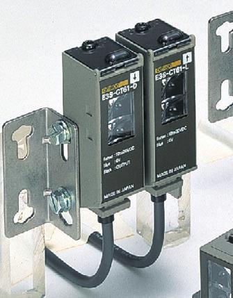 Pre-wired Emitter ES-CT-L 2M Receiver ES-CT-D 2M Through-beam (Emitter + Receiver) * Pre-wired Connector (M2)