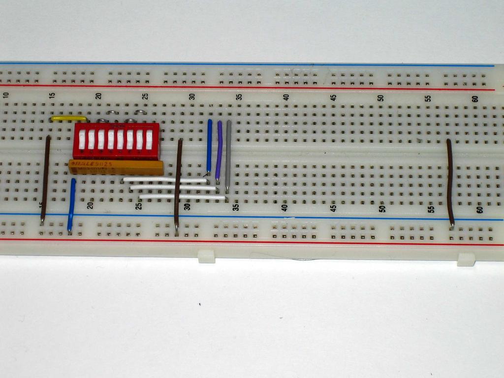 ECE 332 Pre-Lab #3 3 All Pins are Grounded To CPLD Ground Figure 4: Input Circuit on the Bread Board Figure 5. shows the two jumpers which you are going to use for this lab.