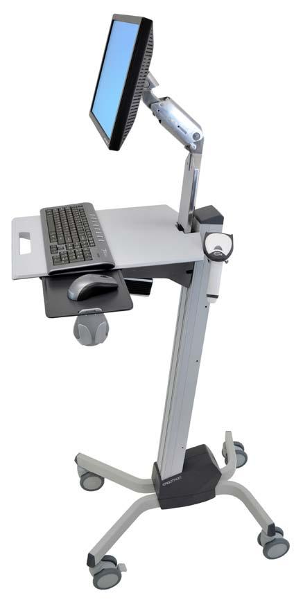 NeoFlex also features a VESA compliant thin-client CPU holder and large worksurface.