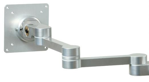 LCD Monitor Arms Features: Range of LCD Monitor Arms, manufactured from tarnish-resistant solid aluminium.