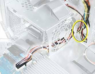 3. Disconnect the power supply cables from all drives and from the logic board. 4.