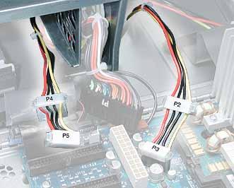 Replacement Note: When rerouting the cable harness, make sure connectors P4 and P5 are