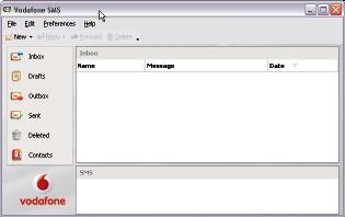 The program provides you with an easy way to view messages you have received, write new messages, and manage contact details for frequently-used