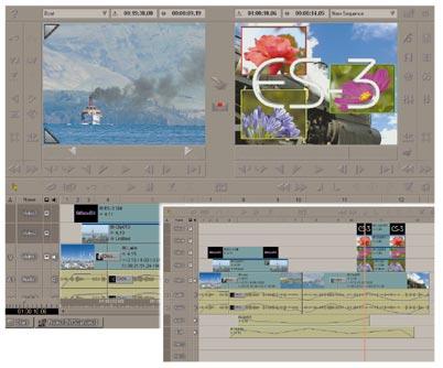 Greatly Simplified Editing The self-explanatory yet sophisticated GUI makes editing operations easy to use, even for newcomers to video editing.