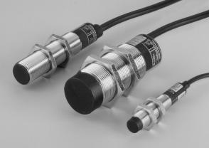 Inductive Proximity Sensors 2 Wire AC M12, M18, M30 - Threaded Metal Barrel With Potted - in Cable - 6 Feet Long M18 - Threaded Metal Barrel With Quick Disconnect Input Voltage: 2 Wire AC Output: