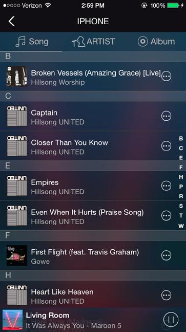 as the device, it will automatically search the songs on your