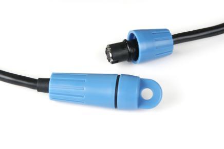 Connecting the System DIN Cable The RD-44 connects to the system using a single cable with watertight ends available in 10ft (3m), 20Ft (6m) and 60ft (18m) lengths.