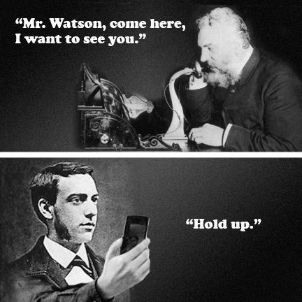 Switching Mr. Watson, Come here I need you I need you Mr.