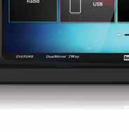 Front panel HDMI input with digitalto-digital video converter Front panel USB (2.