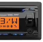 CD RECEIVER SINGLE-DIN BLUETOOTH Built-in Bluetooth Technology for hands-free calling and audio streaming Front
