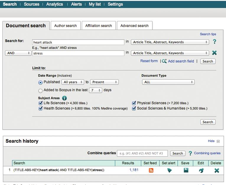Document Search With Scopus, you can easily start your search from the homepage. Ensure that you quickly access the article you want by using the detailed search options offered.