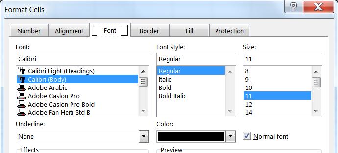 - Insert Columns 1. Right click on Column Heading B, choose Insert 2. Do it again so now data lives in D & E - Formatting Fonts with Home tab, 1. See page 8 2. Format Font (Cell D2) 3.