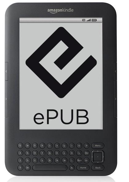 epub and Kindle not direct support at